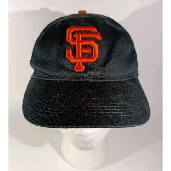 San Francisco Francisco Giants Hat Adjustable Black Vintage - Picture 1 of 8